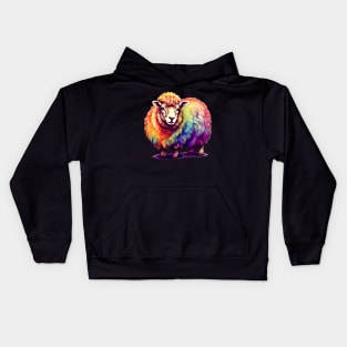 Rainbow Sheep Kids Hoodie